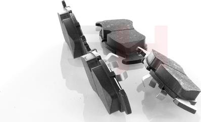 GH GH-413607 - Гальмівні колодки, дискові гальма autozip.com.ua