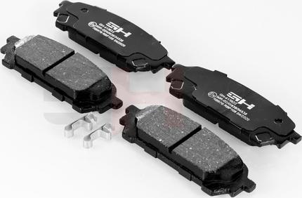 GH GH-413633 - Гальмівні колодки дискові зад. Subaru Forester-Impreza 2.0-2.5 03- autozip.com.ua