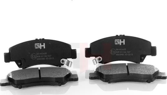 GH GH-412625 - Гальмівні колодки, дискові гальма autozip.com.ua