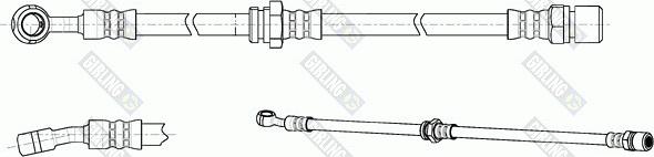 Girling 9004992 - Гальмівний шланг autozip.com.ua