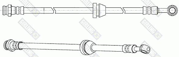 Girling 9004947 - Гальмівний шланг autozip.com.ua