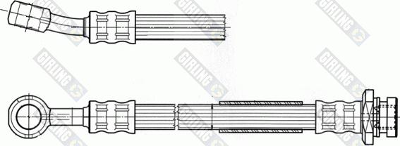 Girling 9004450 - Гальмівний шланг autozip.com.ua