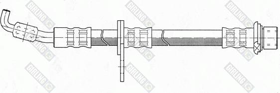 Girling 9004691 - Гальмівний шланг autozip.com.ua