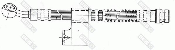 Girling 9004617 - Гальмівний шланг autozip.com.ua