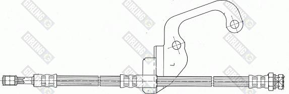 Girling 9004628 - Гальмівний шланг autozip.com.ua