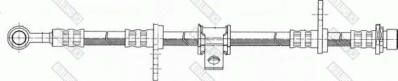 Girling 9004101 - Гальмівний шланг autozip.com.ua