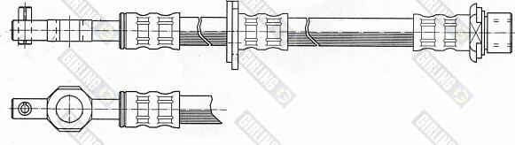 Girling 9004203 - Гальмівний шланг autozip.com.ua