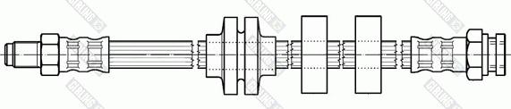 Girling 9002491 - Гальмівний шланг autozip.com.ua