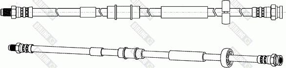 Girling 9002574 - Гальмівний шланг autozip.com.ua