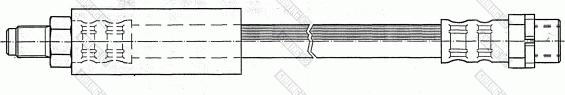 Girling 9002350 - Гальмівний шланг autozip.com.ua