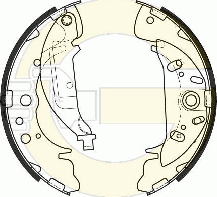 Girling 5184419 - Комплект гальм, барабанний механізм autozip.com.ua