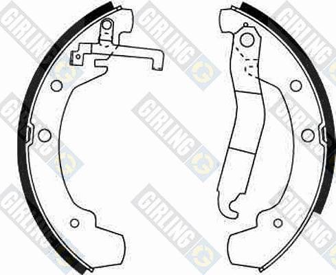 Girling 5181509 - Комплект гальм, барабанний механізм autozip.com.ua