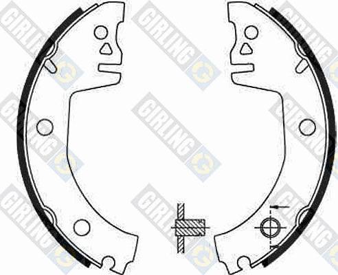 Girling 5183009 - Комплект гальм, барабанний механізм autozip.com.ua