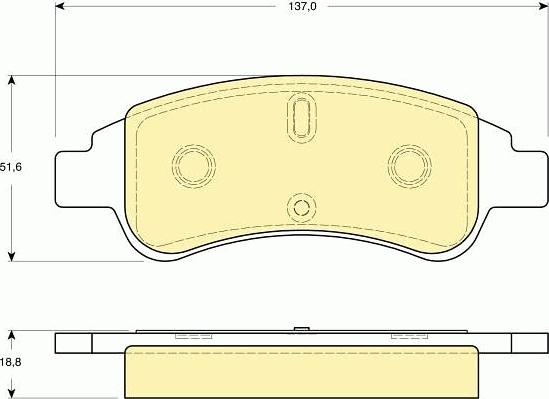 Girling 6411704 - Комплект гальм, дисковий гальмівний механізм autozip.com.ua