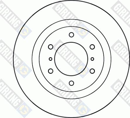 Girling 6049435 - Гальмівний диск autozip.com.ua