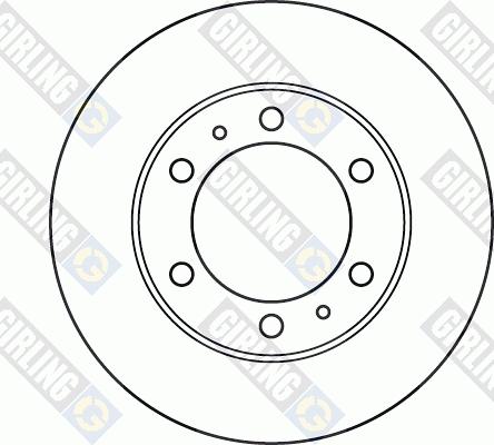 Girling 6049171 - Гальмівний диск autozip.com.ua