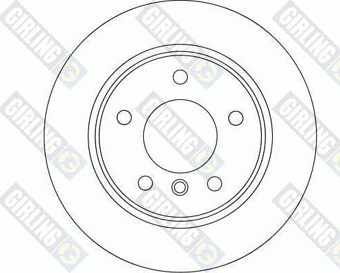 Girling 6044484 - Гальмівний диск autozip.com.ua