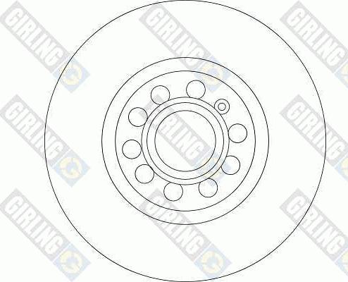 Girling 6044641 - Гальмівний диск autozip.com.ua