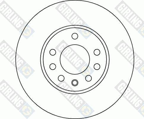 Girling 6040481 - Гальмівний диск autozip.com.ua