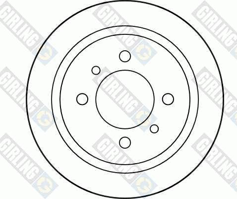 Girling 6040064 - Гальмівний диск autozip.com.ua