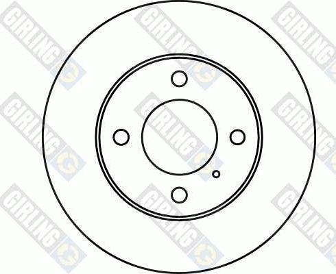 Girling 6040213 - Гальмівний диск autozip.com.ua