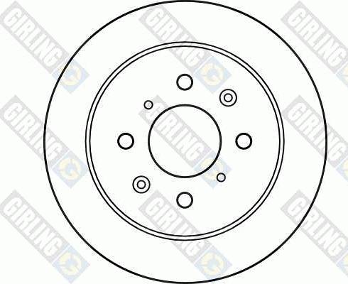 Girling 6041914 - Гальмівний диск autozip.com.ua