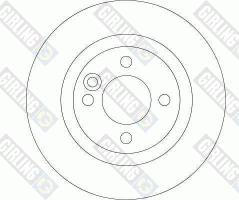 Girling 6041984 - Гальмівний диск autozip.com.ua