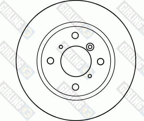 Girling 6041171 - Гальмівний диск autozip.com.ua