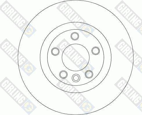 Girling 6043602 - Гальмівний диск autozip.com.ua