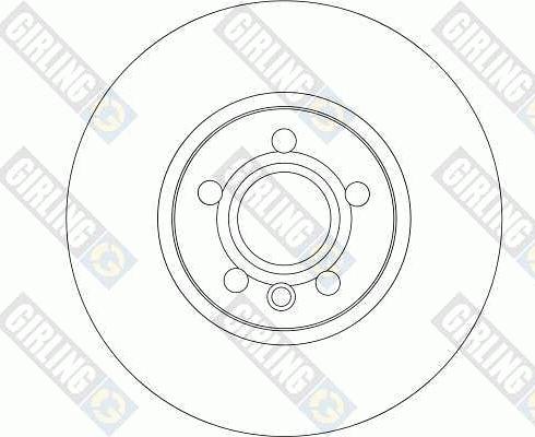 Girling 6043105 - Гальмівний диск autozip.com.ua