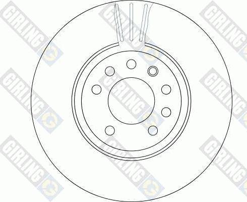 Girling 6042595 - Гальмівний диск autozip.com.ua