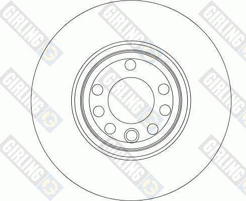 Girling 6042655 - Гальмівний диск autozip.com.ua