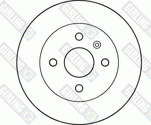 Girling 6042004 - Гальмівний диск autozip.com.ua