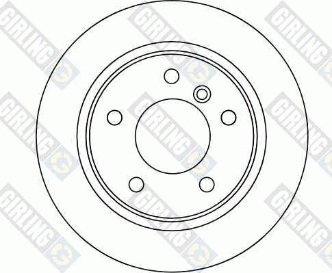 Girling 6042134 - Гальмівний диск autozip.com.ua