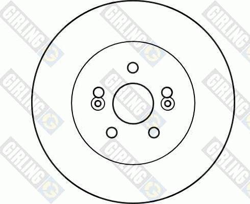 Girling 6042301 - Гальмівний диск autozip.com.ua