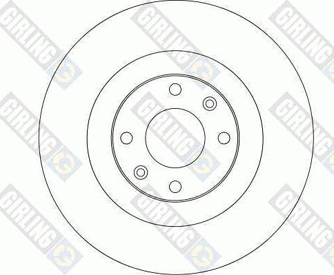 Girling 6042261 - Гальмівний диск autozip.com.ua