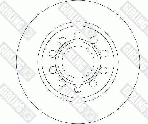 Girling 6042764 - Гальмівний диск autozip.com.ua