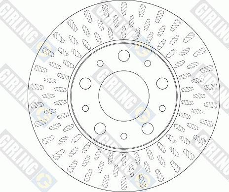 Girling 6047715 - Гальмівний диск autozip.com.ua