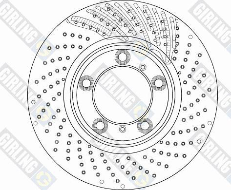 Girling 6064645 - Гальмівний диск autozip.com.ua