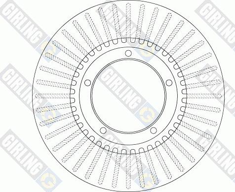 Girling 6064861 - Гальмівний диск autozip.com.ua