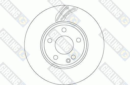 Girling 6065911 - Гальмівний диск autozip.com.ua
