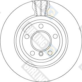 Girling 6066175 - Гальмівний диск autozip.com.ua