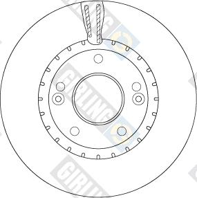 Girling 6066281 - Гальмівний диск autozip.com.ua