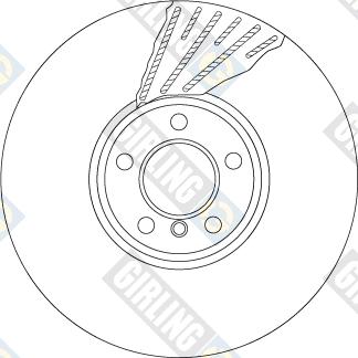 Girling 6066225 - Гальмівний диск autozip.com.ua