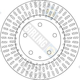 Girling 6066702 - Гальмівний диск autozip.com.ua