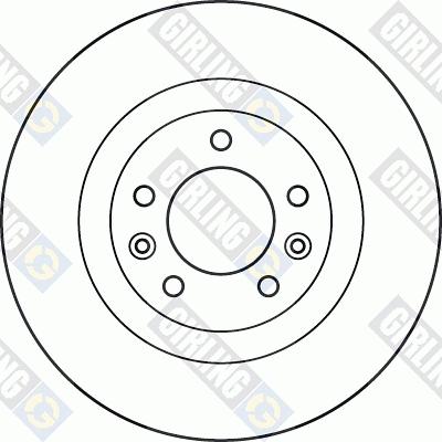 Girling 6060474 - Гальмівний диск autozip.com.ua