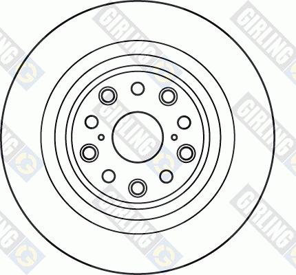 Girling 6060385 - Гальмівний диск autozip.com.ua