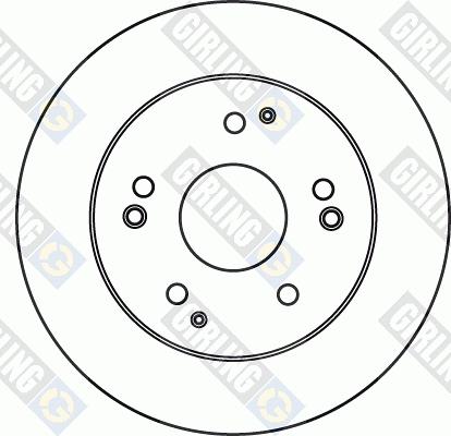 Girling 6060263 - Гальмівний диск autozip.com.ua