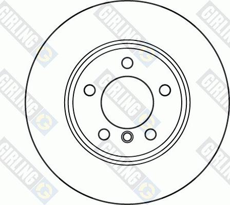 Girling 6061195 - Гальмівний диск autozip.com.ua