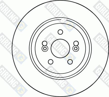 Girling 6061175 - Гальмівний диск autozip.com.ua